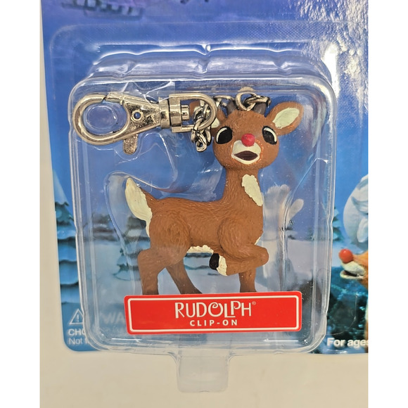 Clip On Ornament Island Misfit Toy Rudolph Red Nosed Reindeer & Clarice Set 2 U5 - Picture 3 of 7